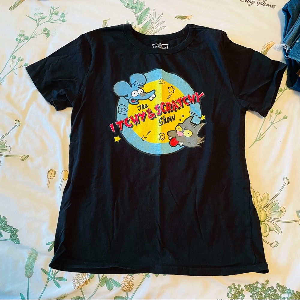 Simpson Itchy & Scratchy Baby Tee
